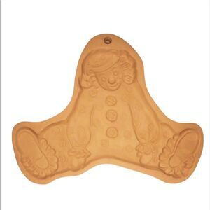 Brown Bag Ceramic Collectible 1985 Clown Cookie Press Party Circus